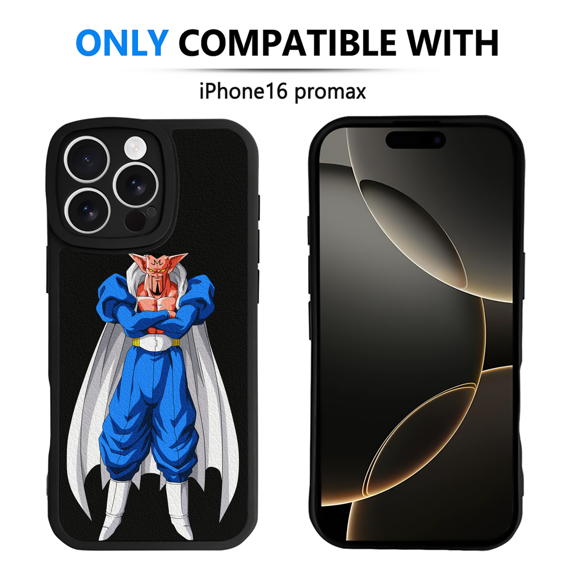（画像用） ドラゴンボール DRAGON BALL 【iPhone 16シリーズ対応】シリコンスマホケース（レザー調） 材質：シリコン